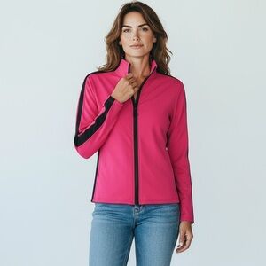 ANTHIER - SZ. SMALL - HIGH-END SNOWBOARDING JACKET IN BRIGHT RASPBERRY PINK…